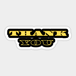 Thank you Sticker